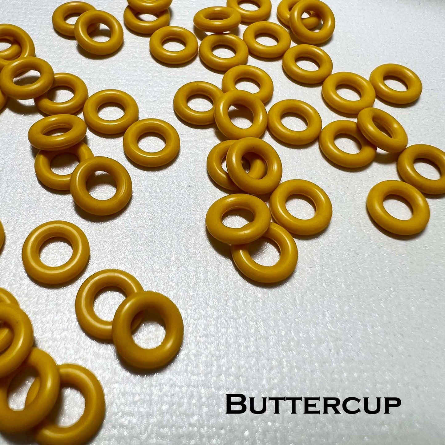 7.25mm Rubber O-Rings (ID: 3.7) - choose color & quantity