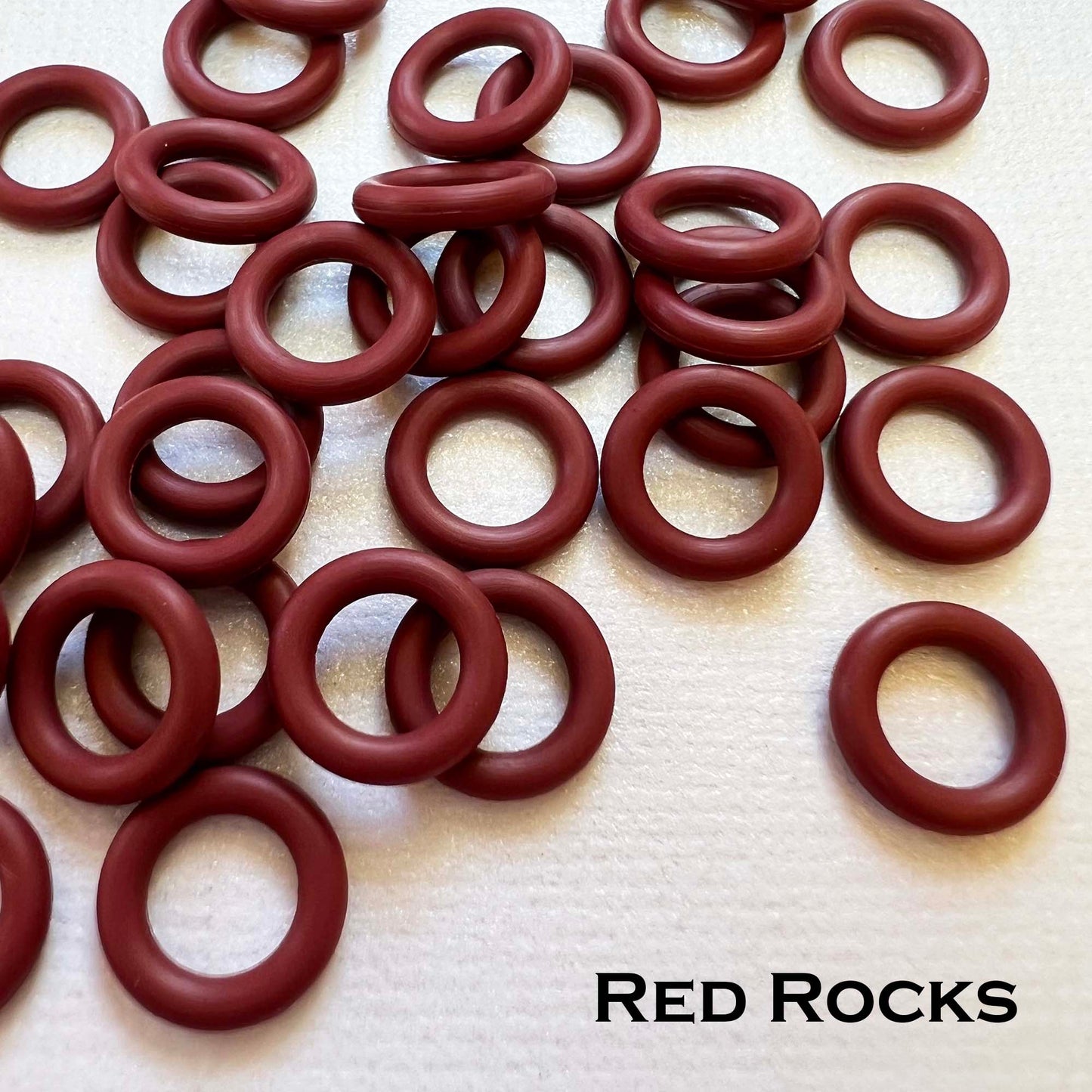 10mm Rubber O-Rings (ID: 6mm) - choose color & quantity