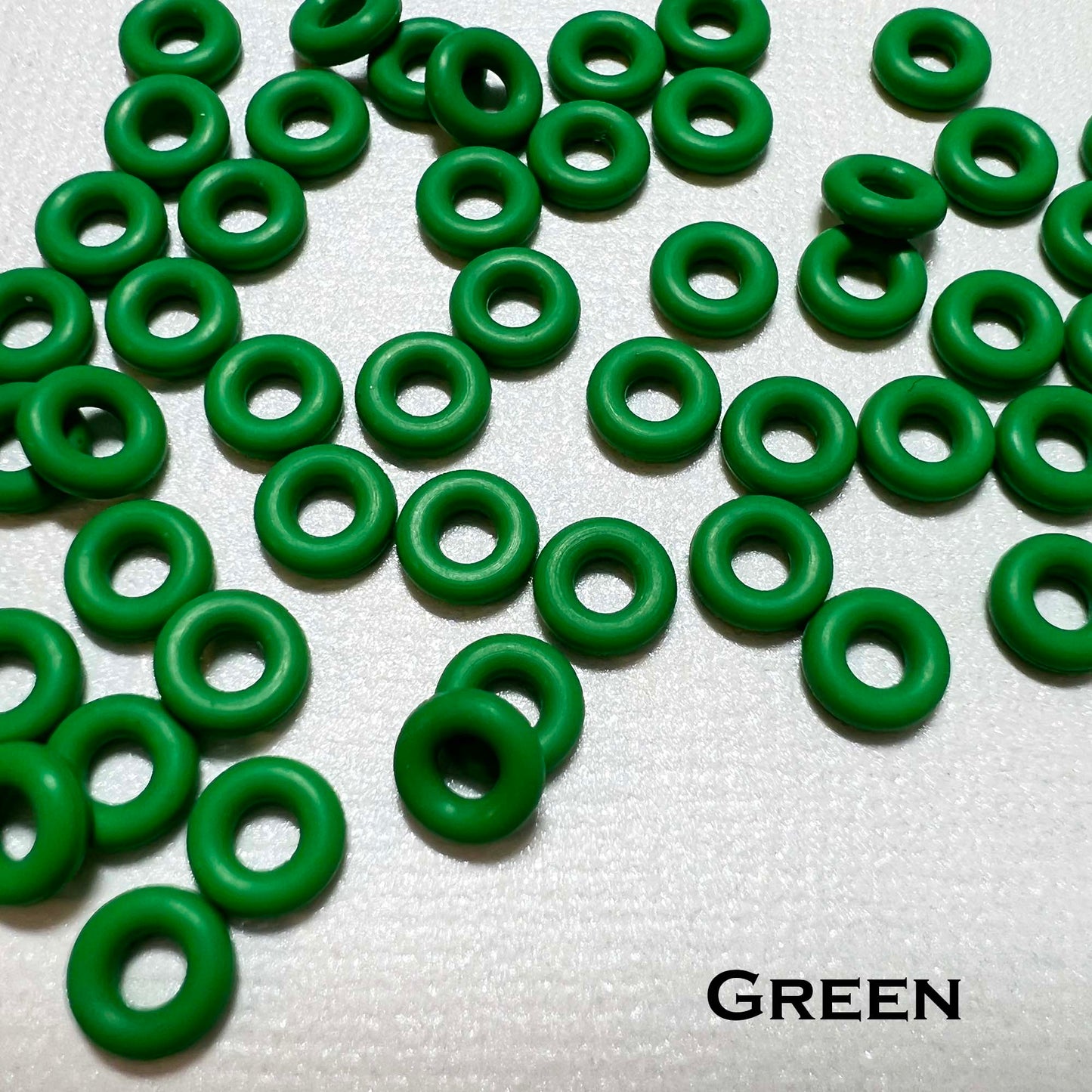 6mm Rubber O-Rings (ID: 2.6mm)  - choose color & quantity