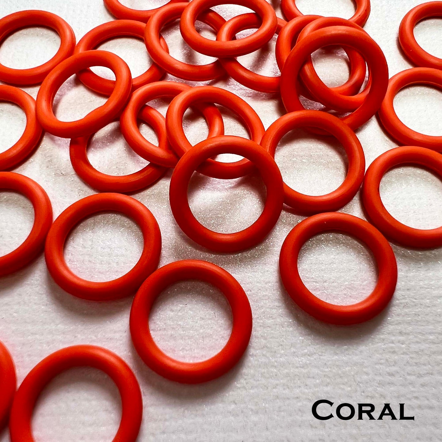12mm Rubber O-Rings (ID: 8.5mm) - choose color & quantity