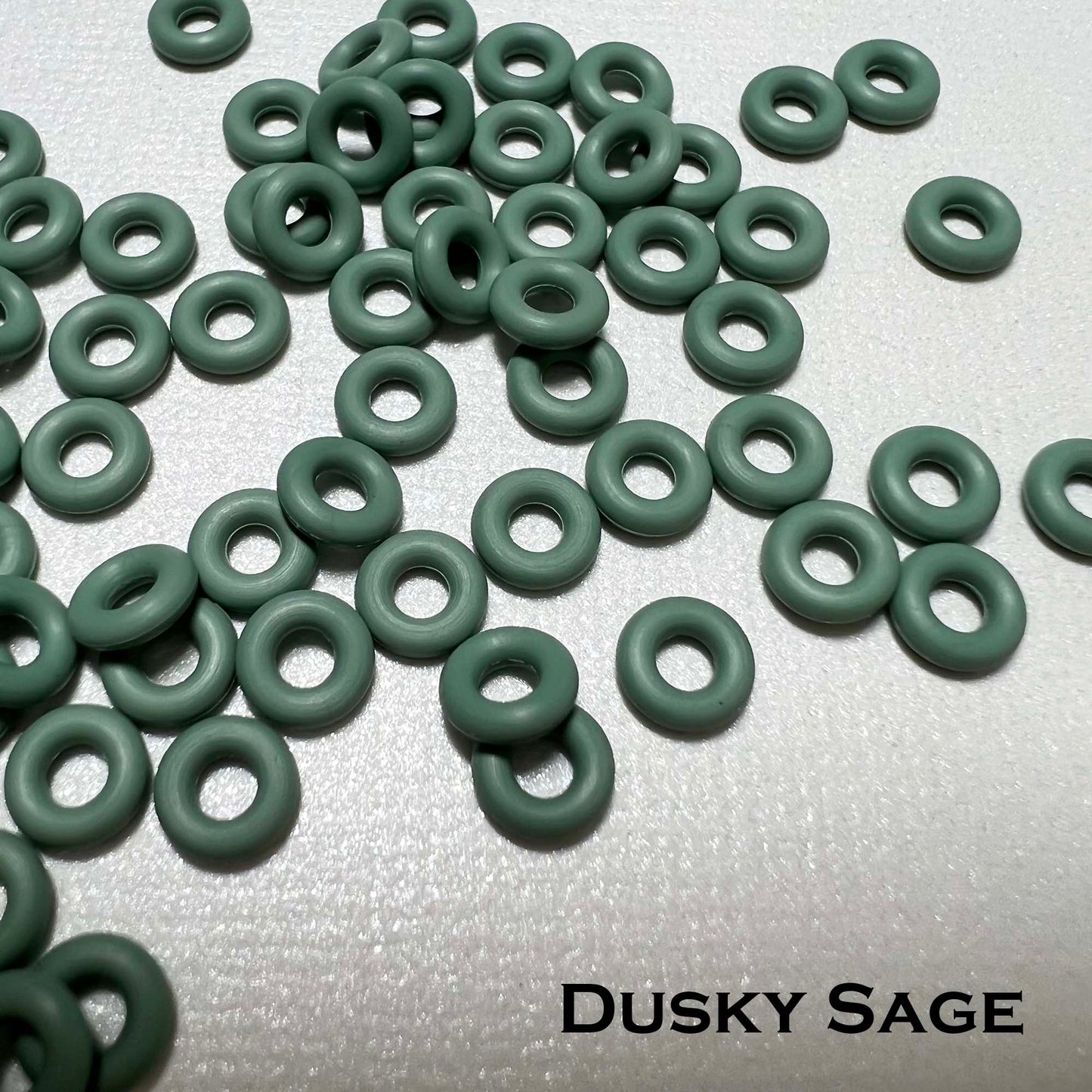 6mm Rubber O-Rings (ID: 2.6mm)  - choose color & quantity