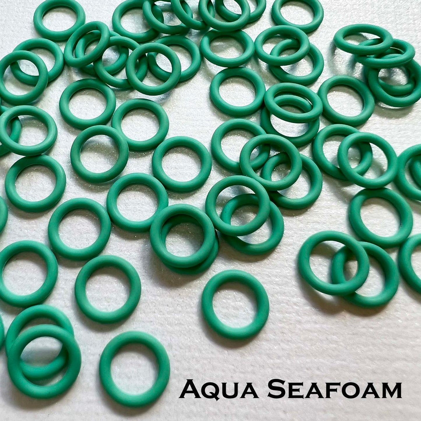 7.4mm Rubber O-Rings (ID: 5mm) - choose color & quantity