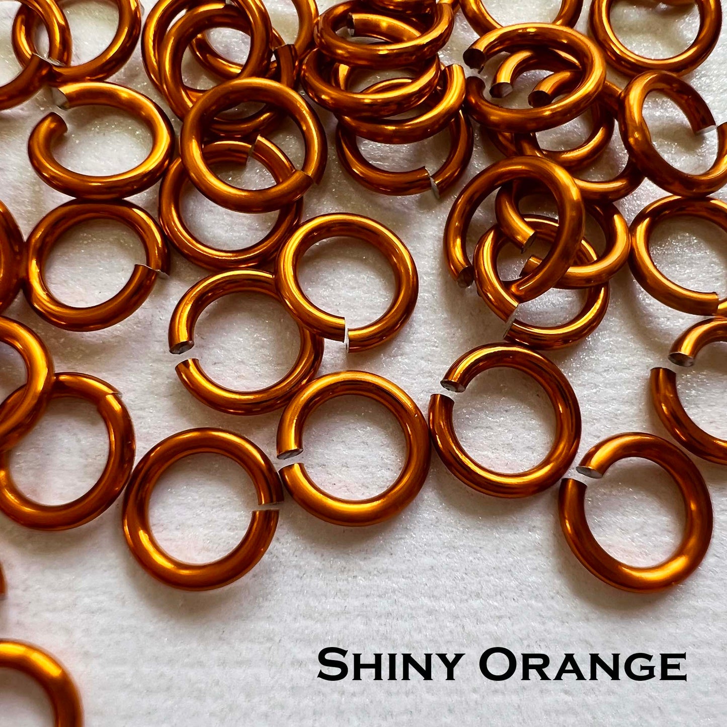 20g 5/32" Jump Rings SHINY (AWG) ID: 4.3mm- choose color & quantity