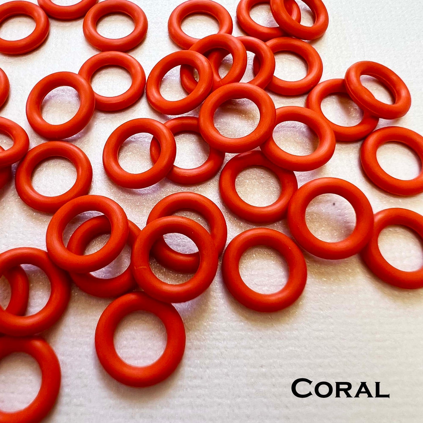10mm Rubber O-Rings (ID: 6mm) - choose color & quantity