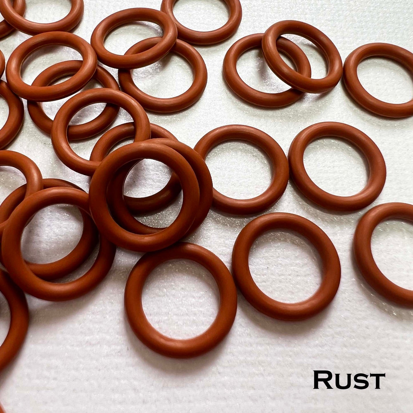 12mm Rubber O-Rings (ID: 8.5mm) - choose color & quantity