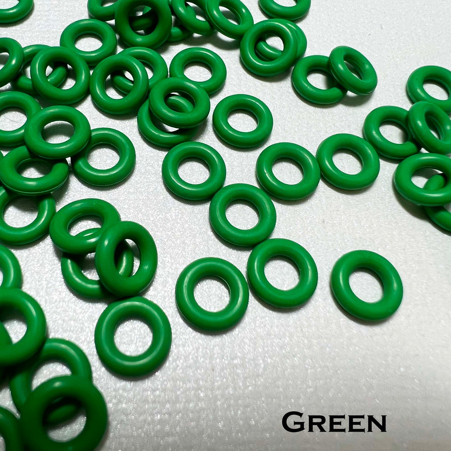 7.25mm Rubber O-Rings (ID: 3.7) - choose color & quantity