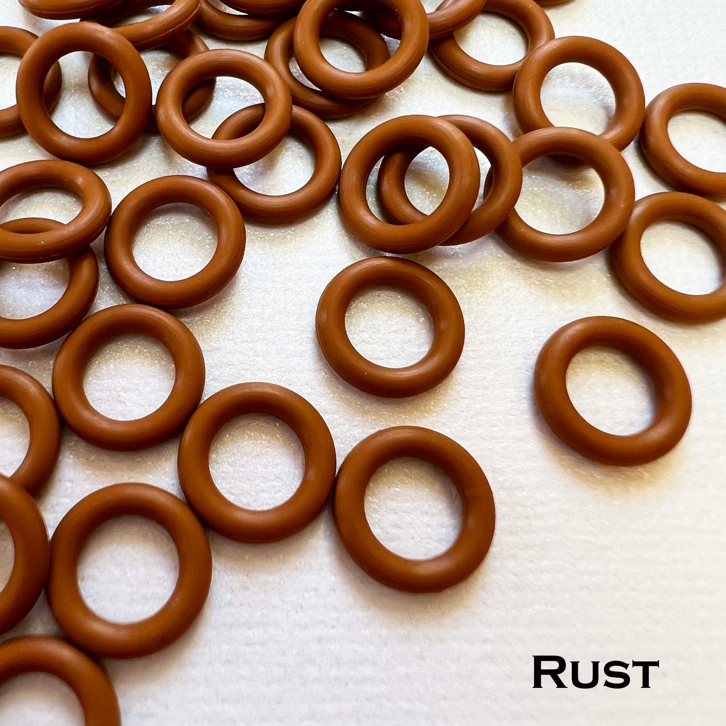 10mm Rubber O-Rings (ID: 6mm) - choose color & quantity