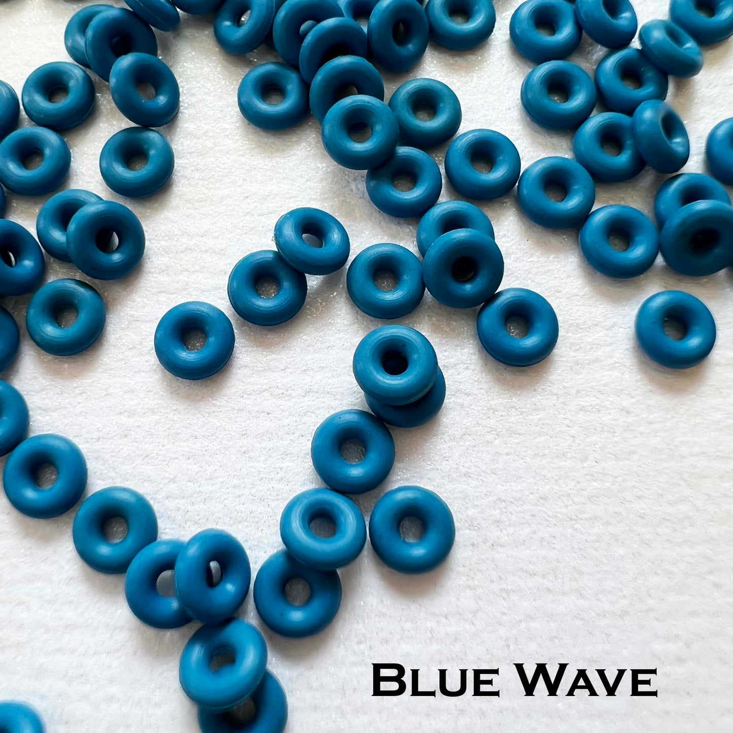 3mm Rubber O-Rings (ID: 1.1mm) - choose color