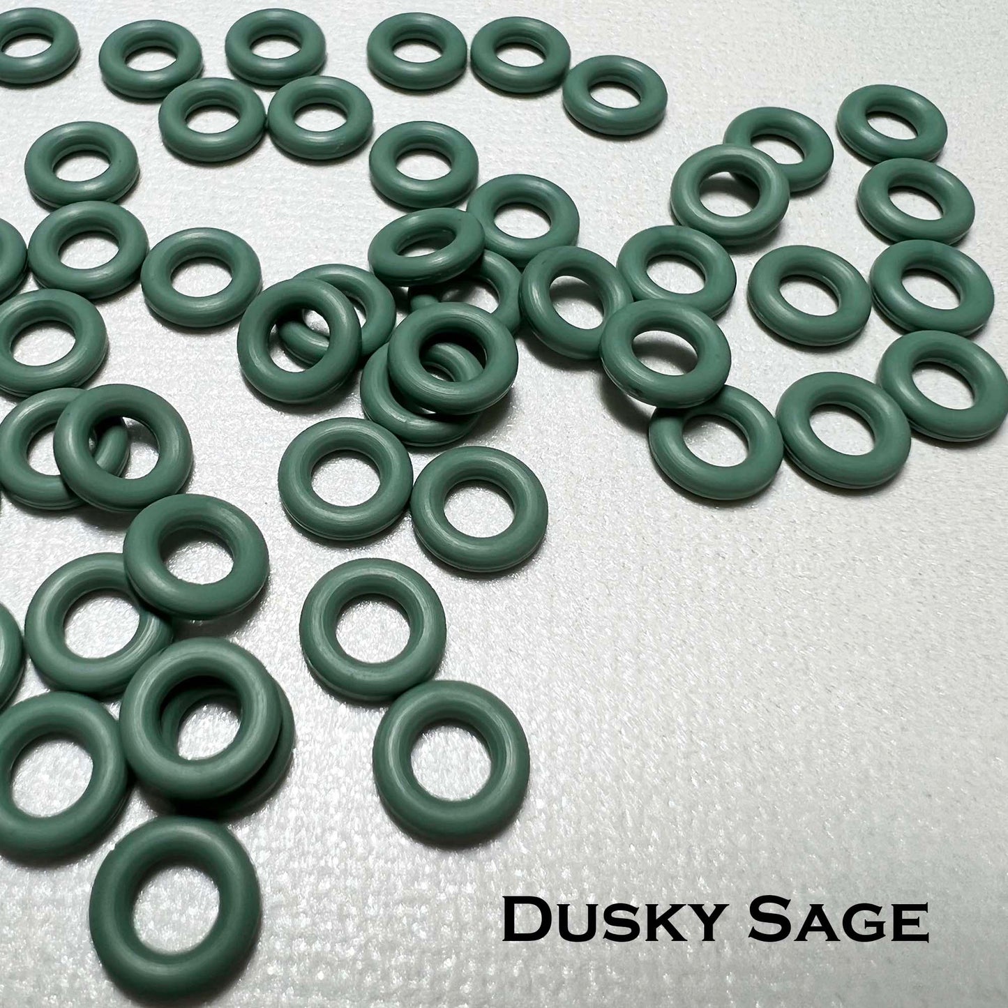 7.25mm Rubber O-Rings (ID: 3.7) - choose color & quantity