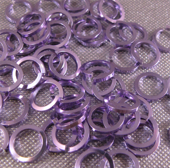 SQUARE Jump Rings 18g 3/16 - choose color & quantity