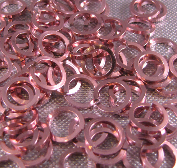 SQUARE Jump Rings 18g 5/32 - choose color & quantity