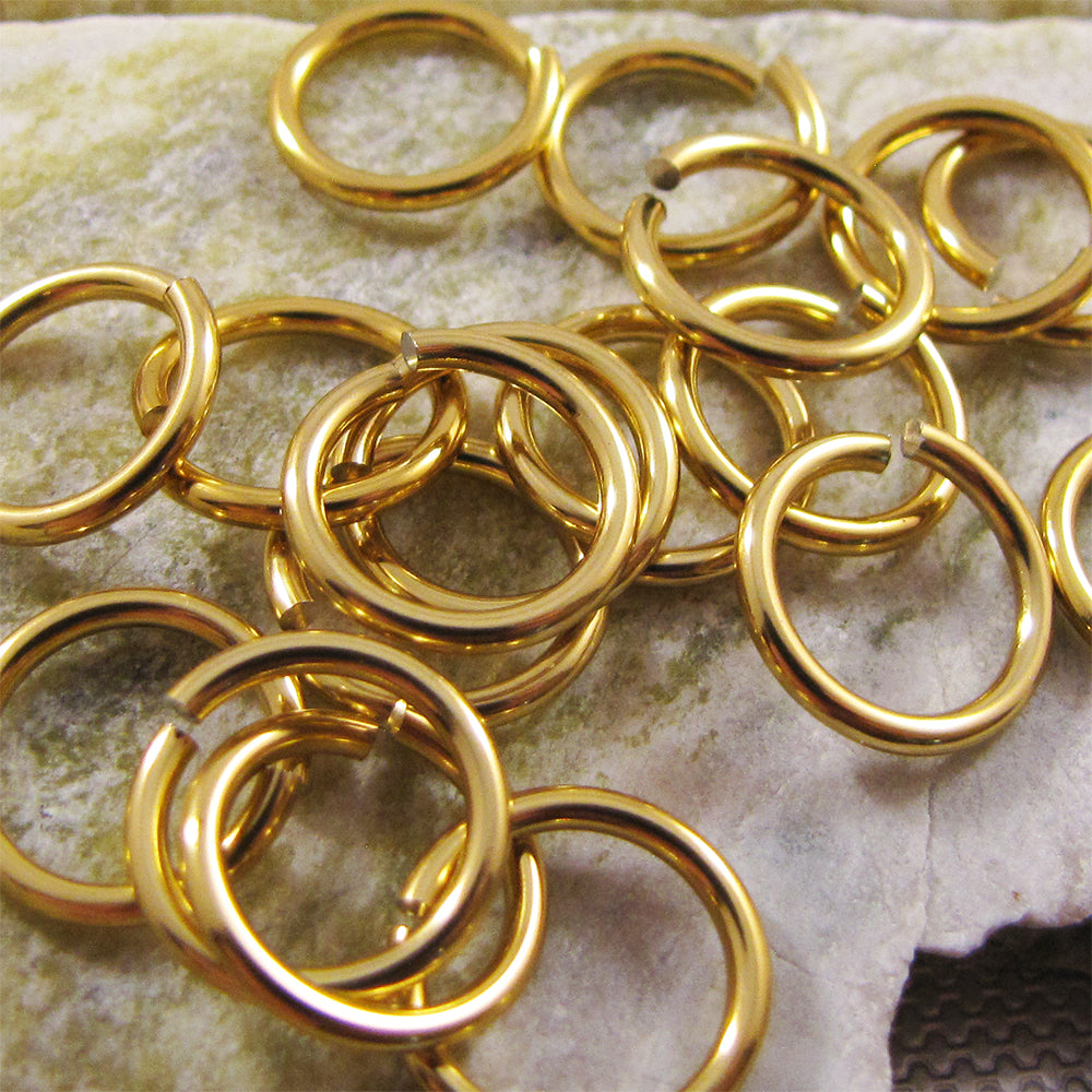 16g 3/8" Jump Rings (SWG) ID: 10mm - choose color