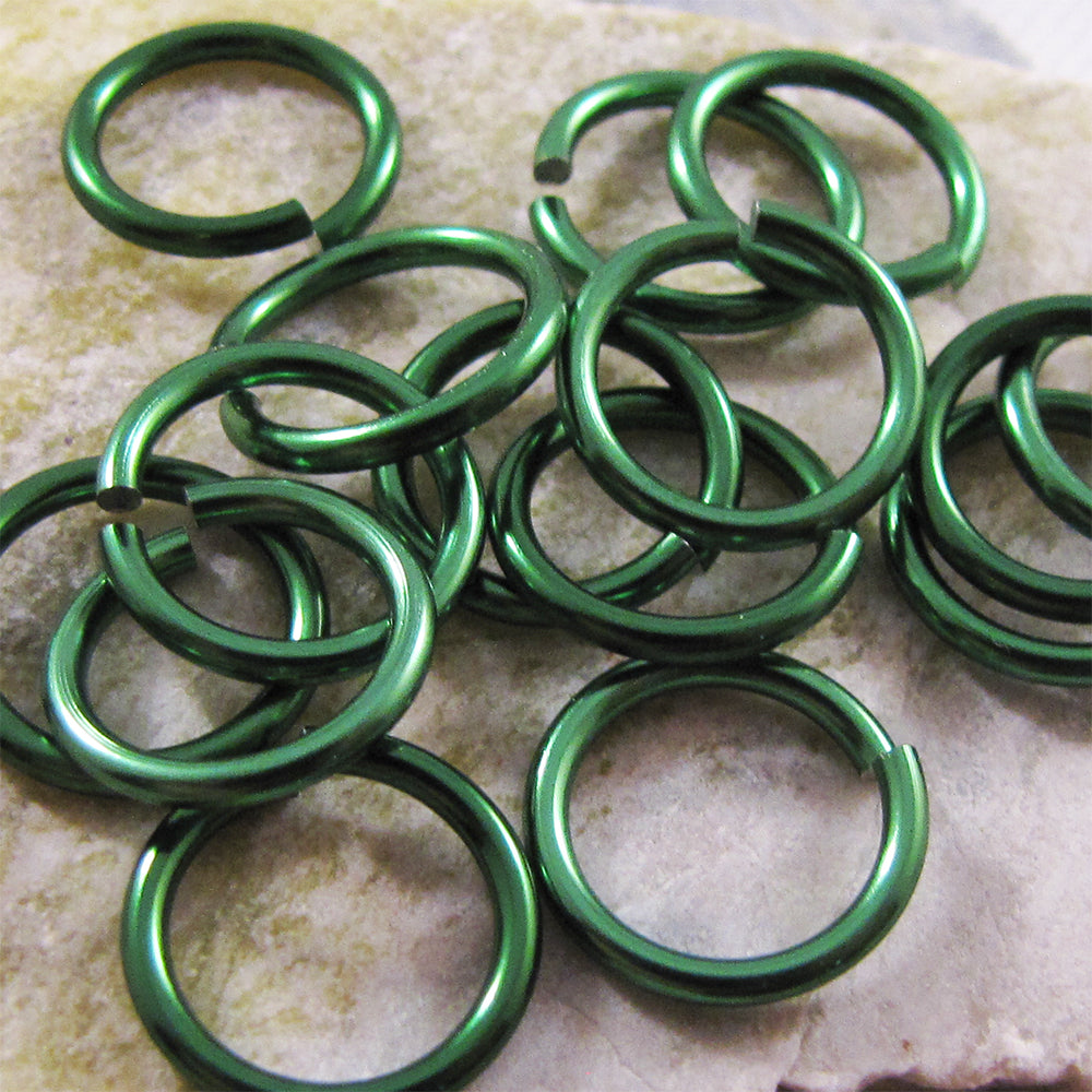 16g 3/8" Jump Rings (SWG) ID: 10mm - choose color