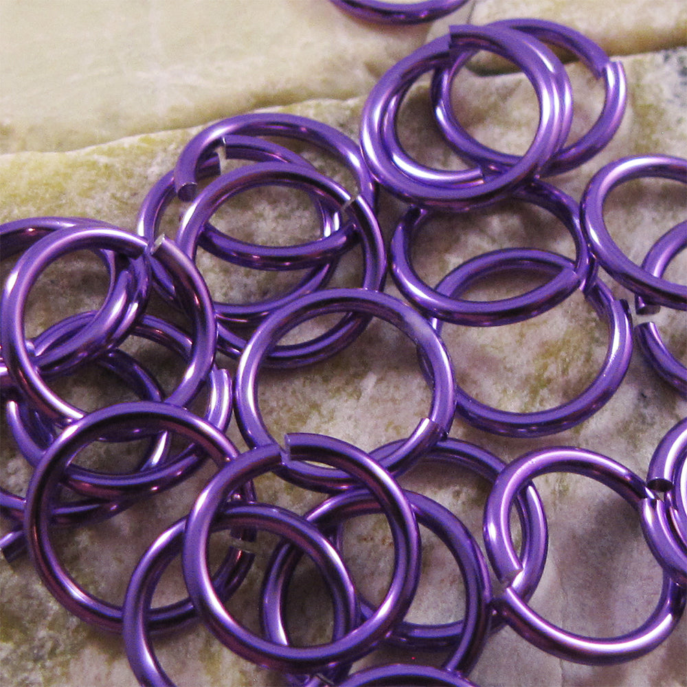 16g 3/8" Jump Rings (SWG) ID: 10mm - choose color