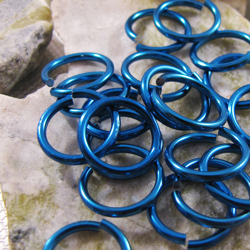 16g 3/8" Jump Rings (SWG) ID: 10mm - choose color