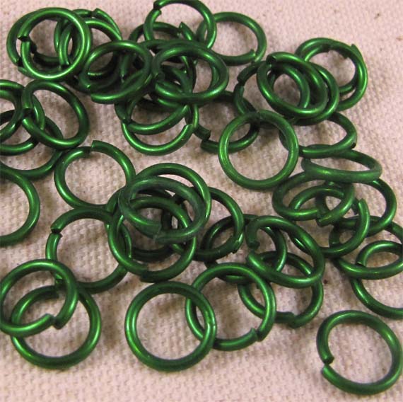 16g 5/16" Jump Rings (SWG) ID: 8.3mm - choose color - Package of 50