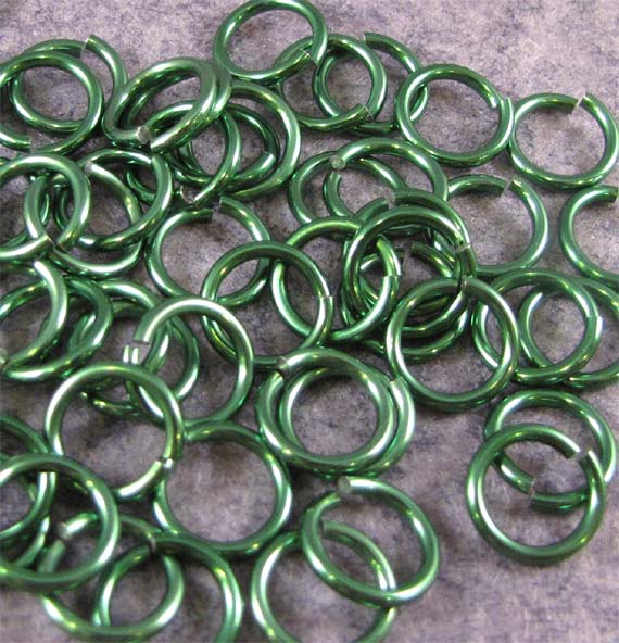 16g 5/16" Jump Rings (SWG) ID: 8.3mm - choose color