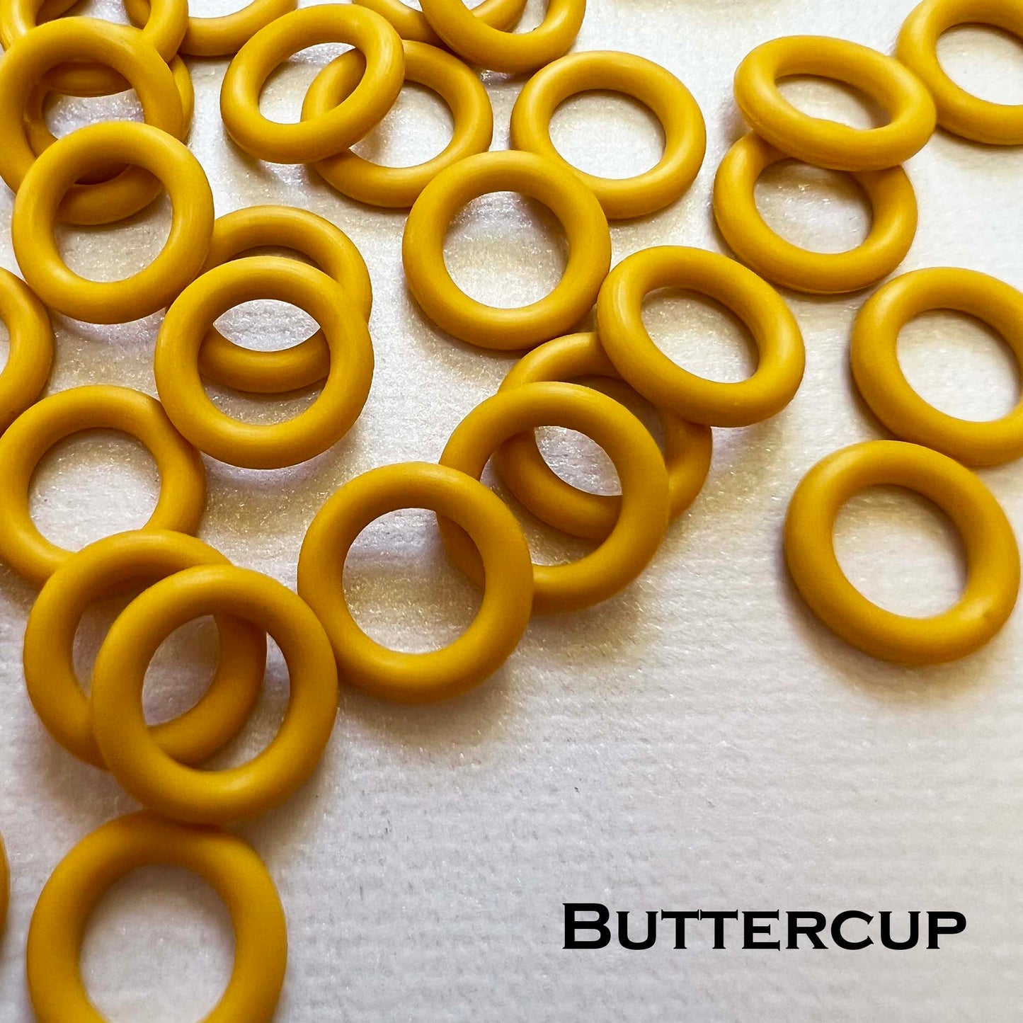 10mm Rubber O-Rings (ID: 6mm) - choose color & quantity