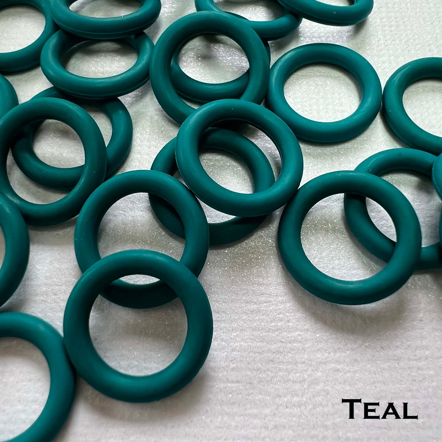 15mm Rubber O-Rings (ID: 10mm) - choose color & quantity