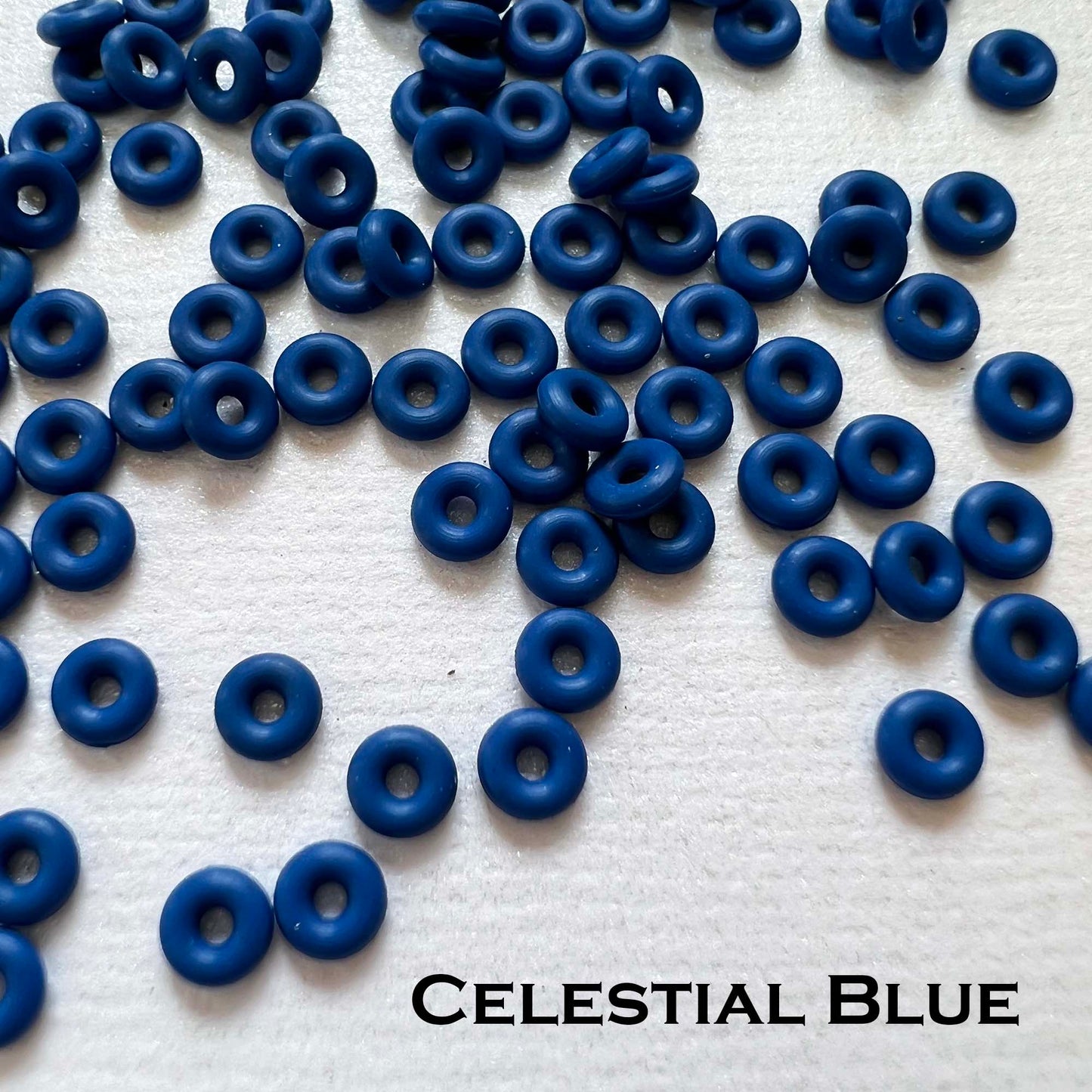 3mm Rubber O-Rings (ID: 1.1mm) - choose color