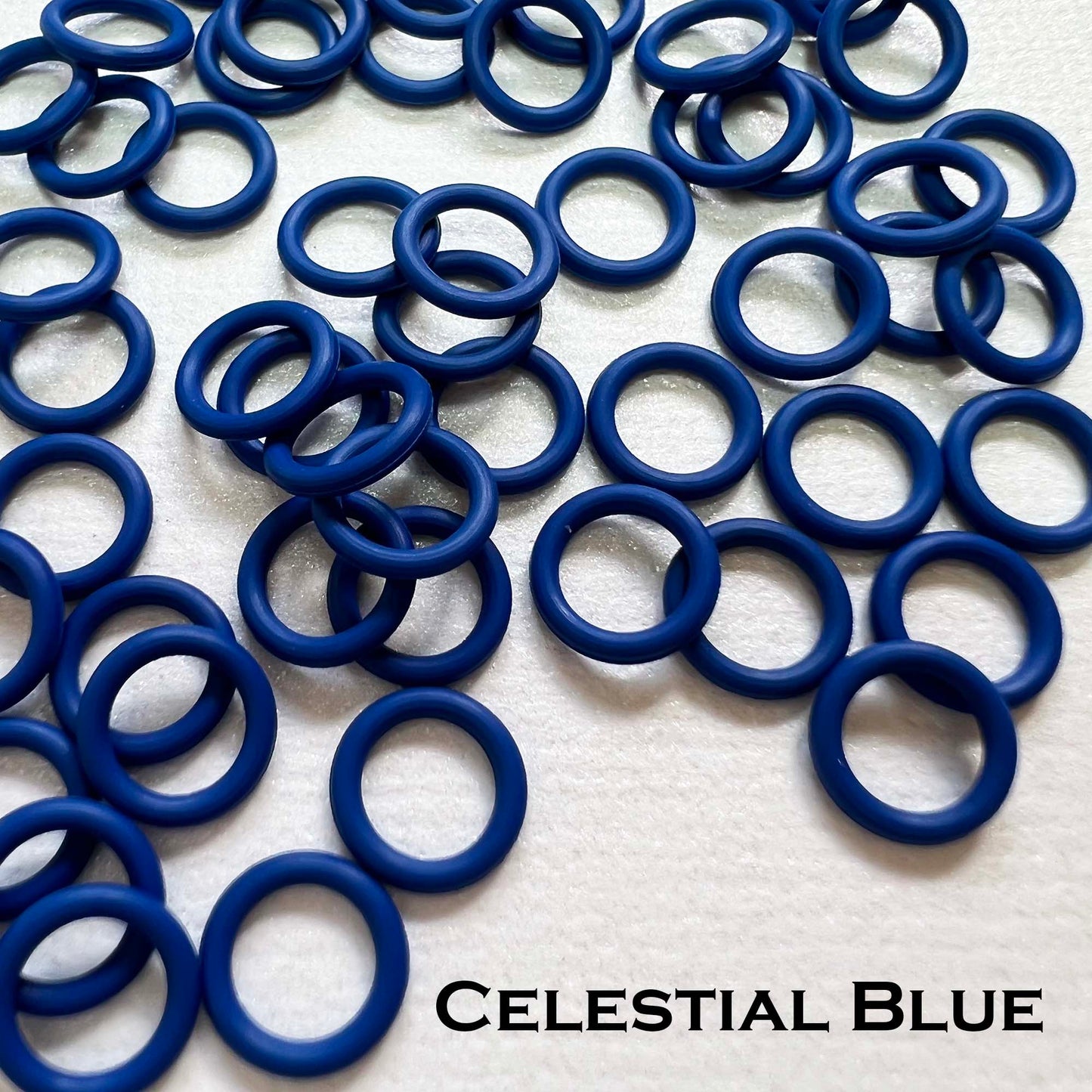7.4mm Rubber O-Rings (ID: 5mm) - choose color & quantity