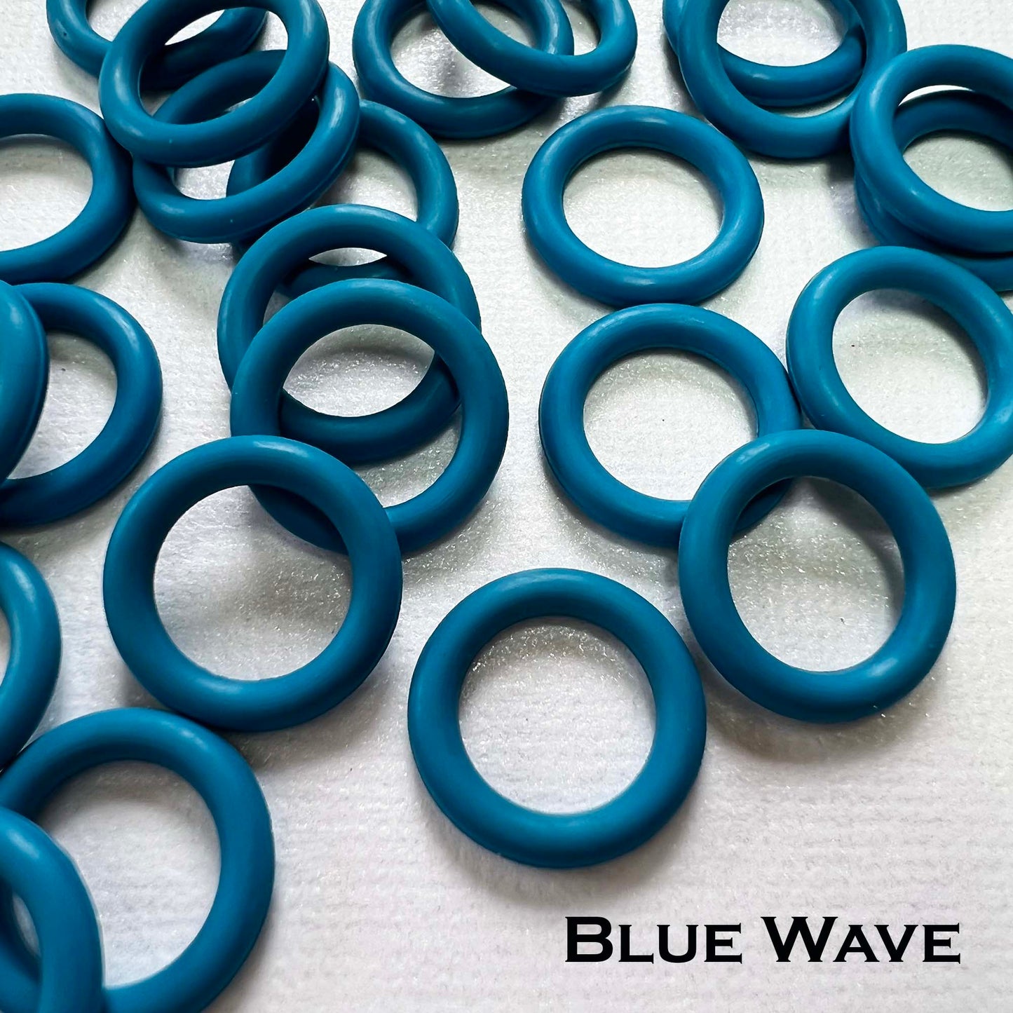 15mm Rubber O-Rings (ID: 10mm) - choose color & quantity