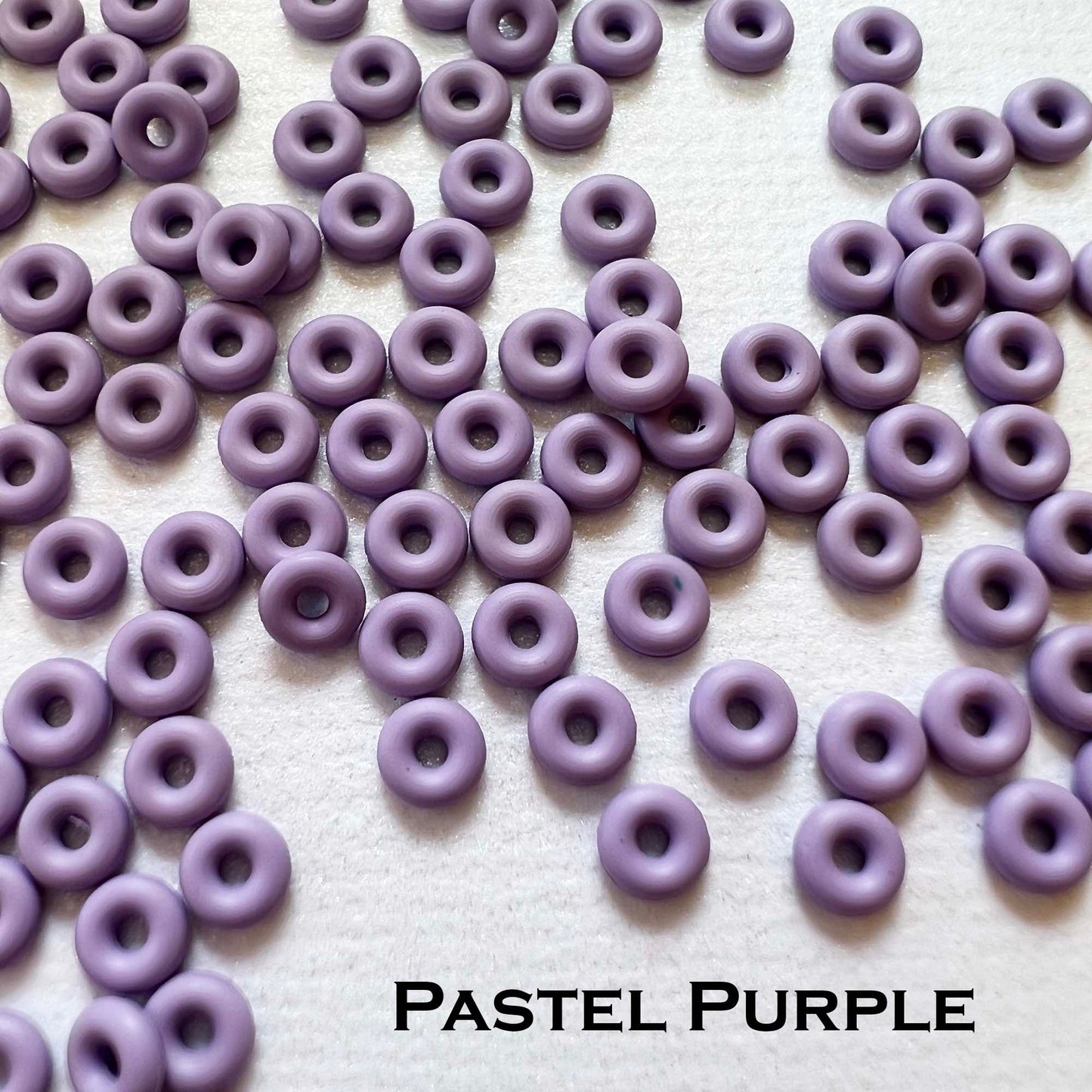 3mm Rubber O-Rings (ID: 1.1mm) - choose color