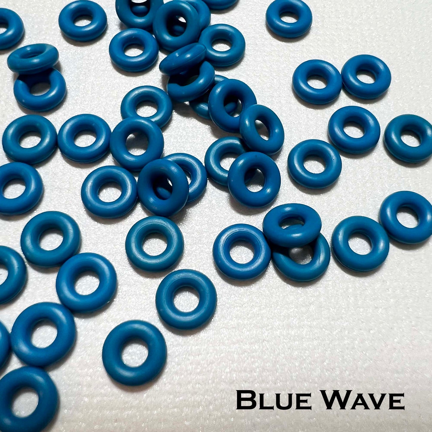 6mm Rubber O-Rings (ID: 2.6mm)  - choose color & quantity