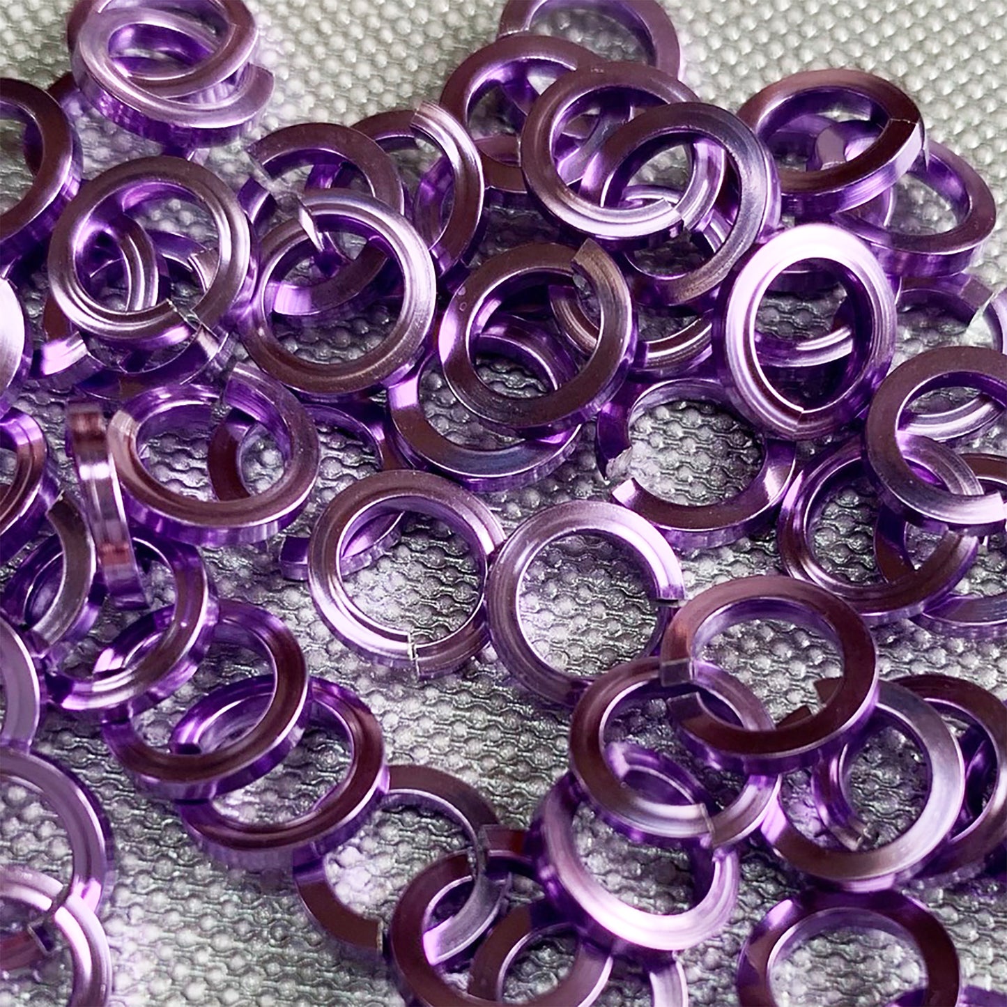 SQUARE Jump Rings 18g 3/16 - choose color & quantity