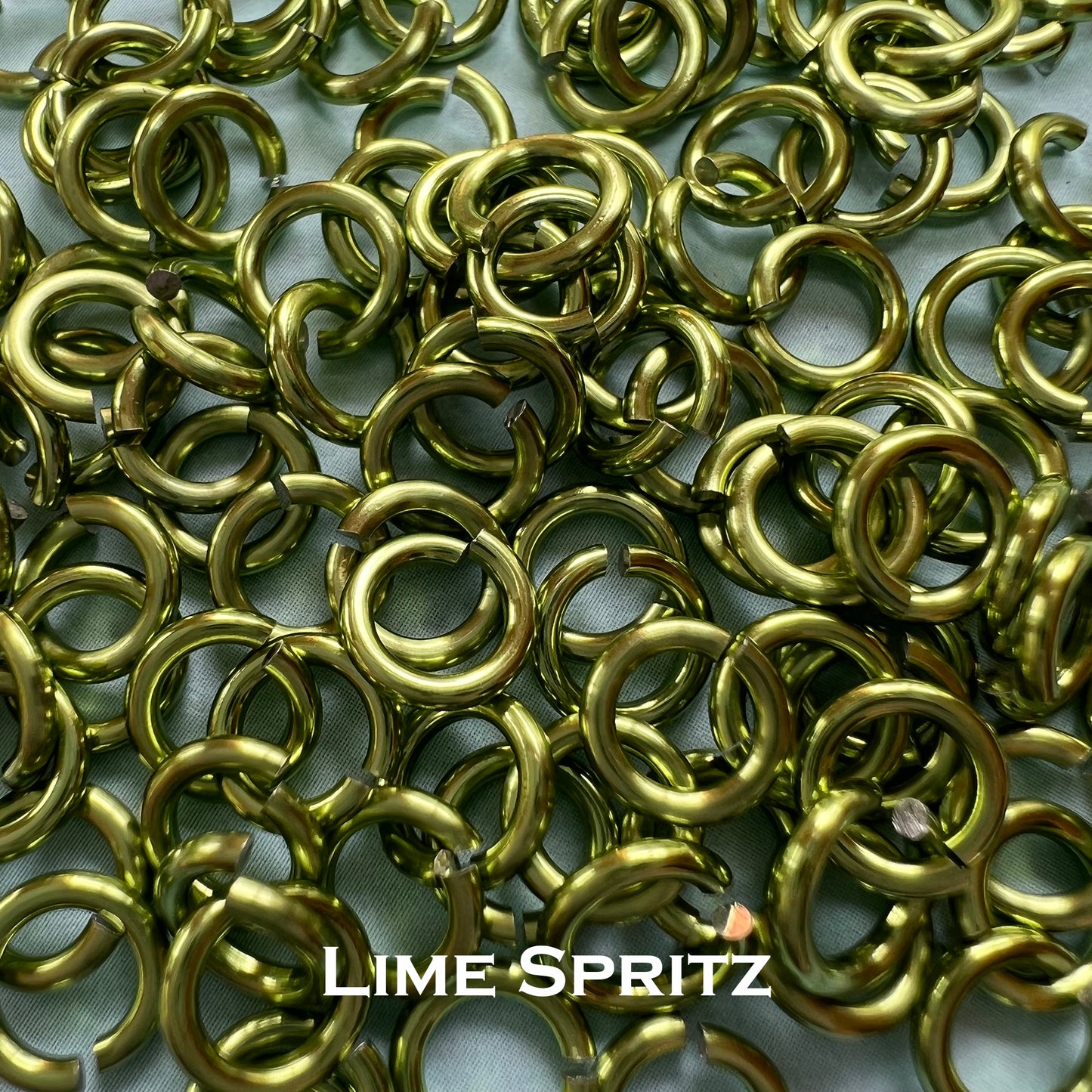 18g 5/32" Jump Rings Shiny (SWG) ID: 4.1mm - Choose color & quantity