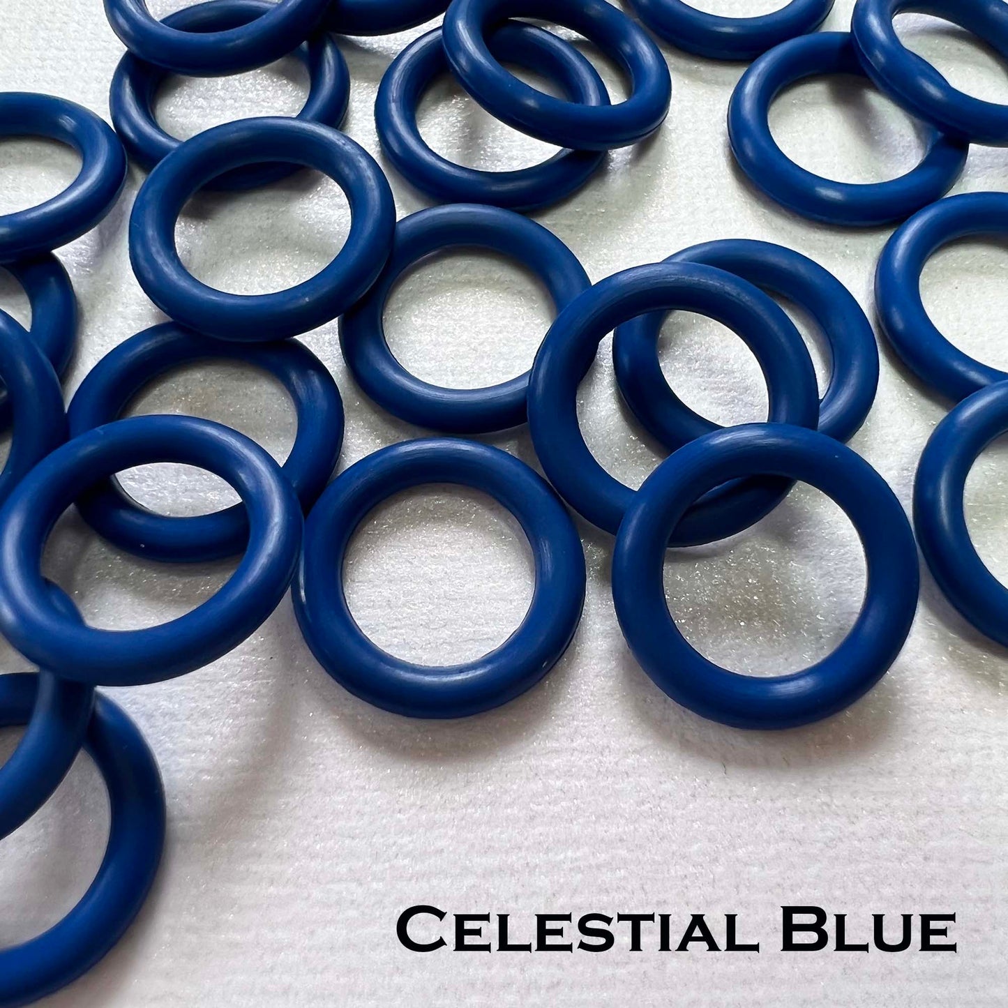 15mm Rubber O-Rings (ID: 10mm) - choose color & quantity