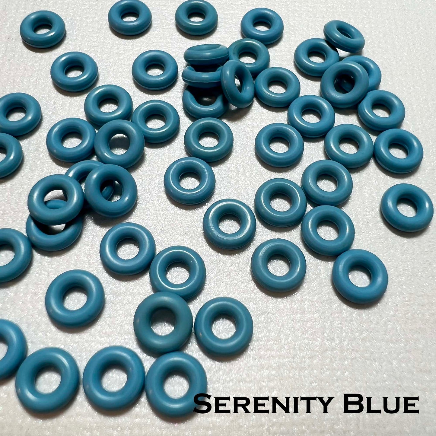 6mm Rubber O-Rings (ID: 2.6mm)  - choose color & quantity