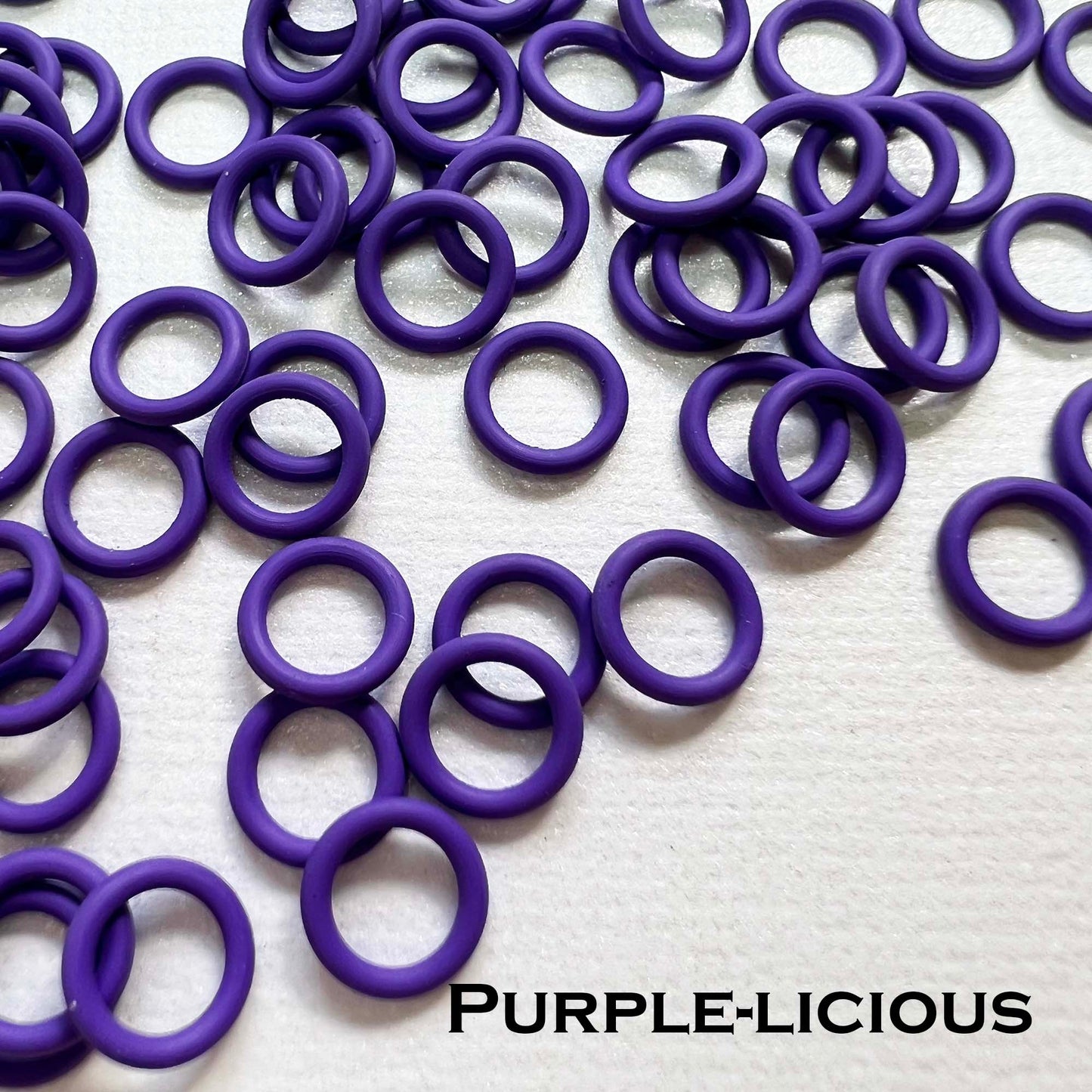 7.4mm Rubber O-Rings (ID: 5mm) - choose color & quantity