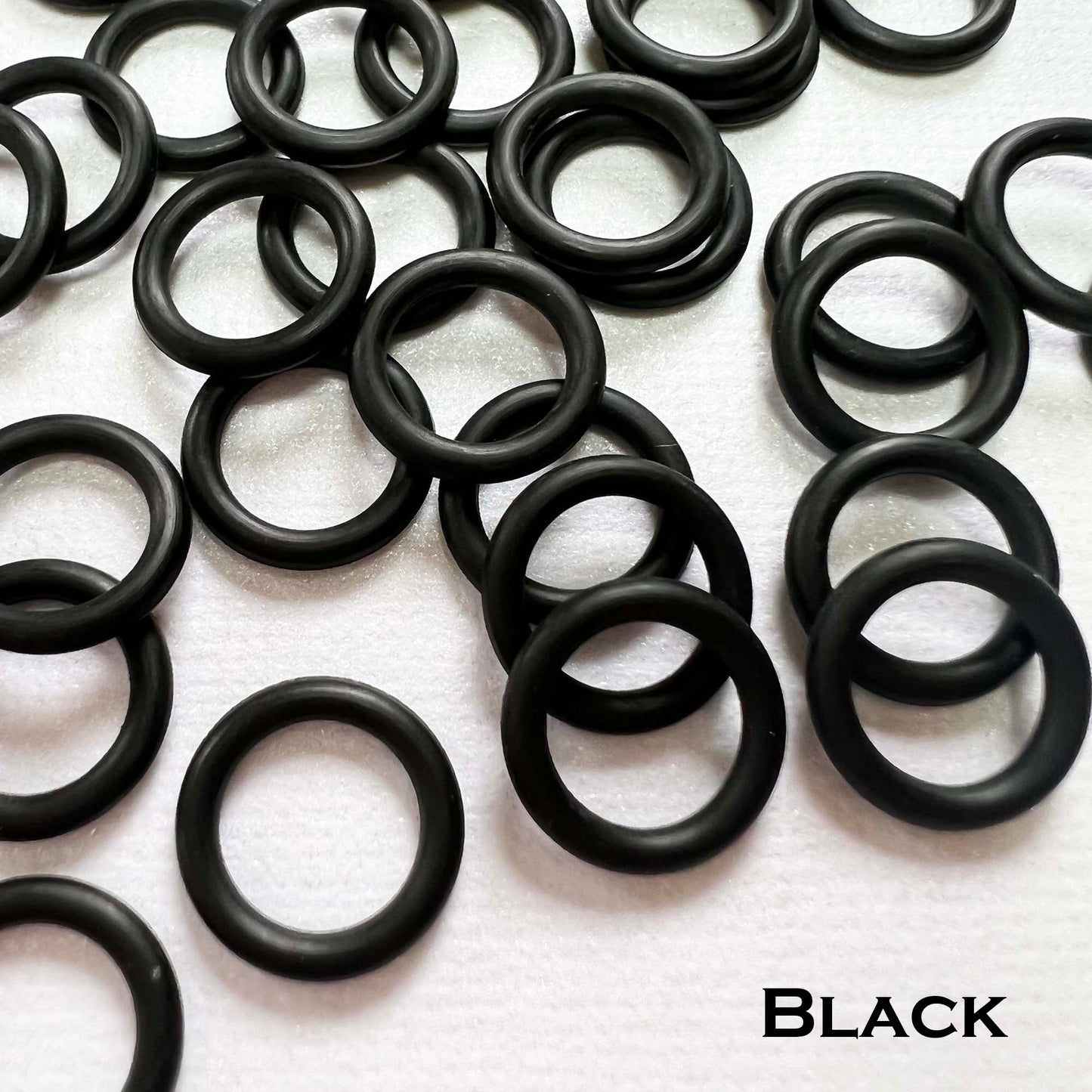 12mm Rubber O-Rings (ID: 8.5mm) - choose color & quantity