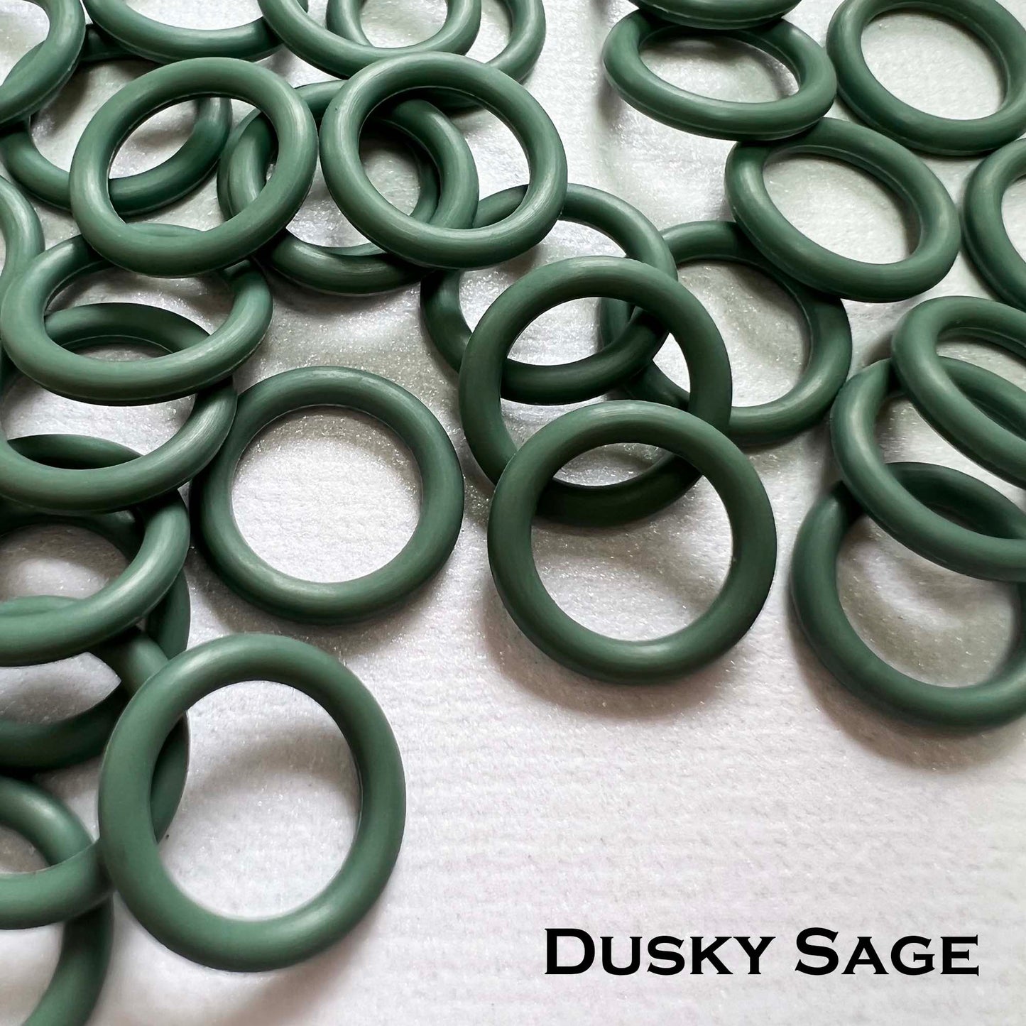 12mm Rubber O-Rings (ID: 8.5mm) - choose color & quantity