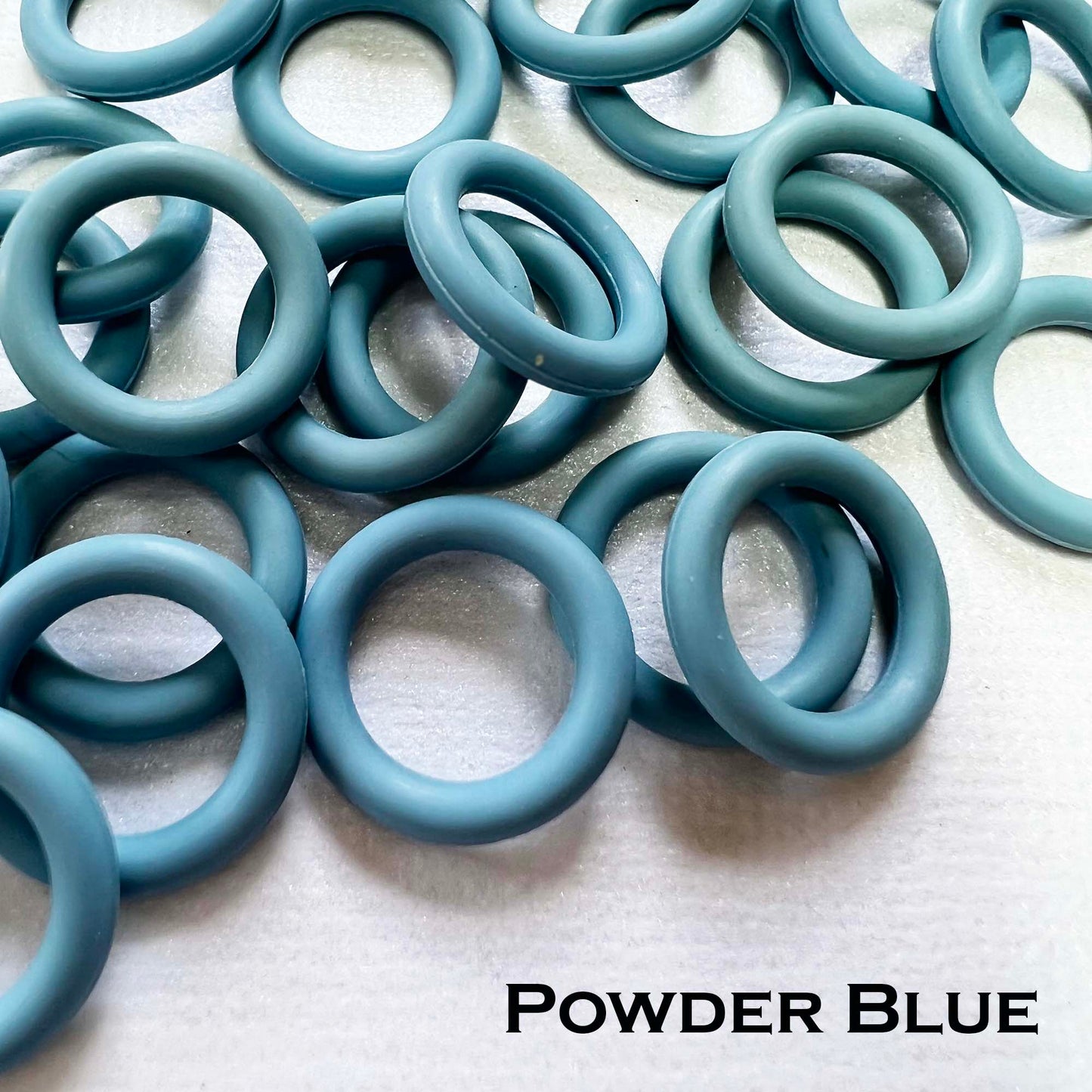 15mm Rubber O-Rings (ID: 10mm) - choose color & quantity