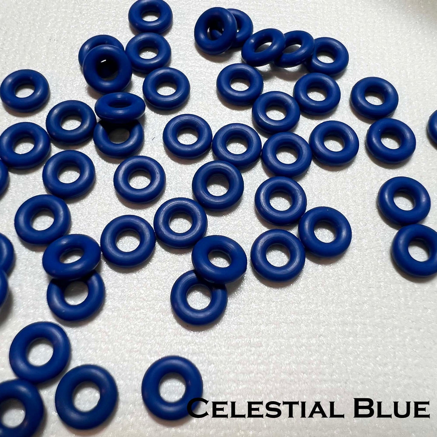 6mm Rubber O-Rings (ID: 2.6mm)  - choose color & quantity