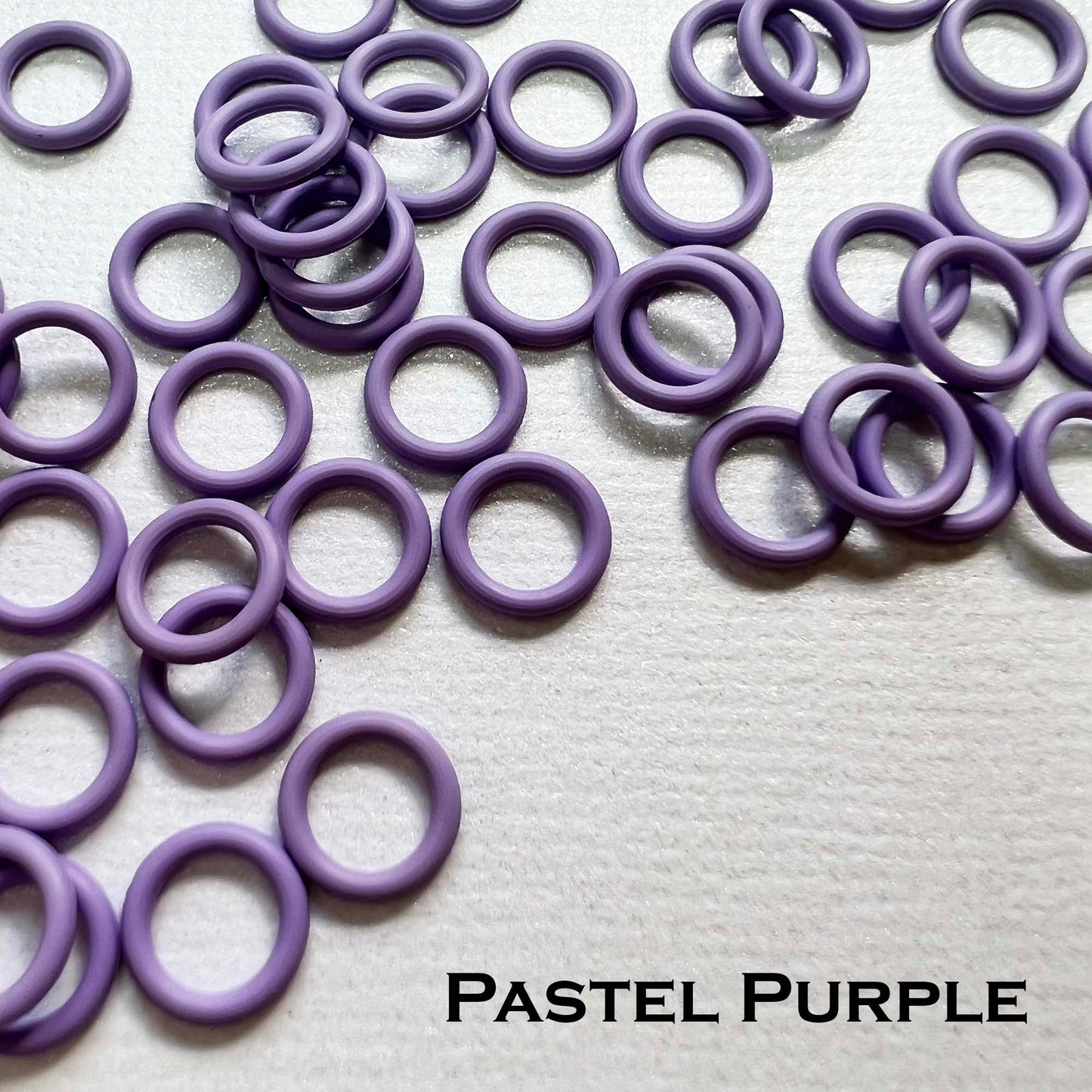 7.4mm Rubber O-Rings (ID: 5mm) - choose color & quantity