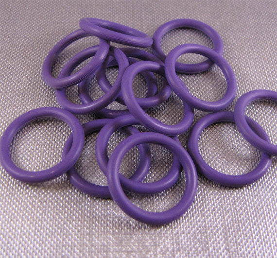 20mm Rubber O-Rings (ID: 15mm) - choose color & quantity