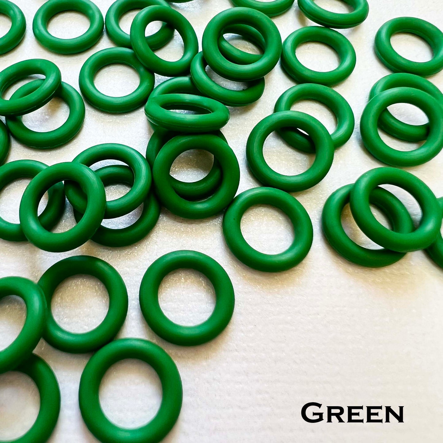 10mm Rubber O-Rings (ID: 6mm) - choose color & quantity