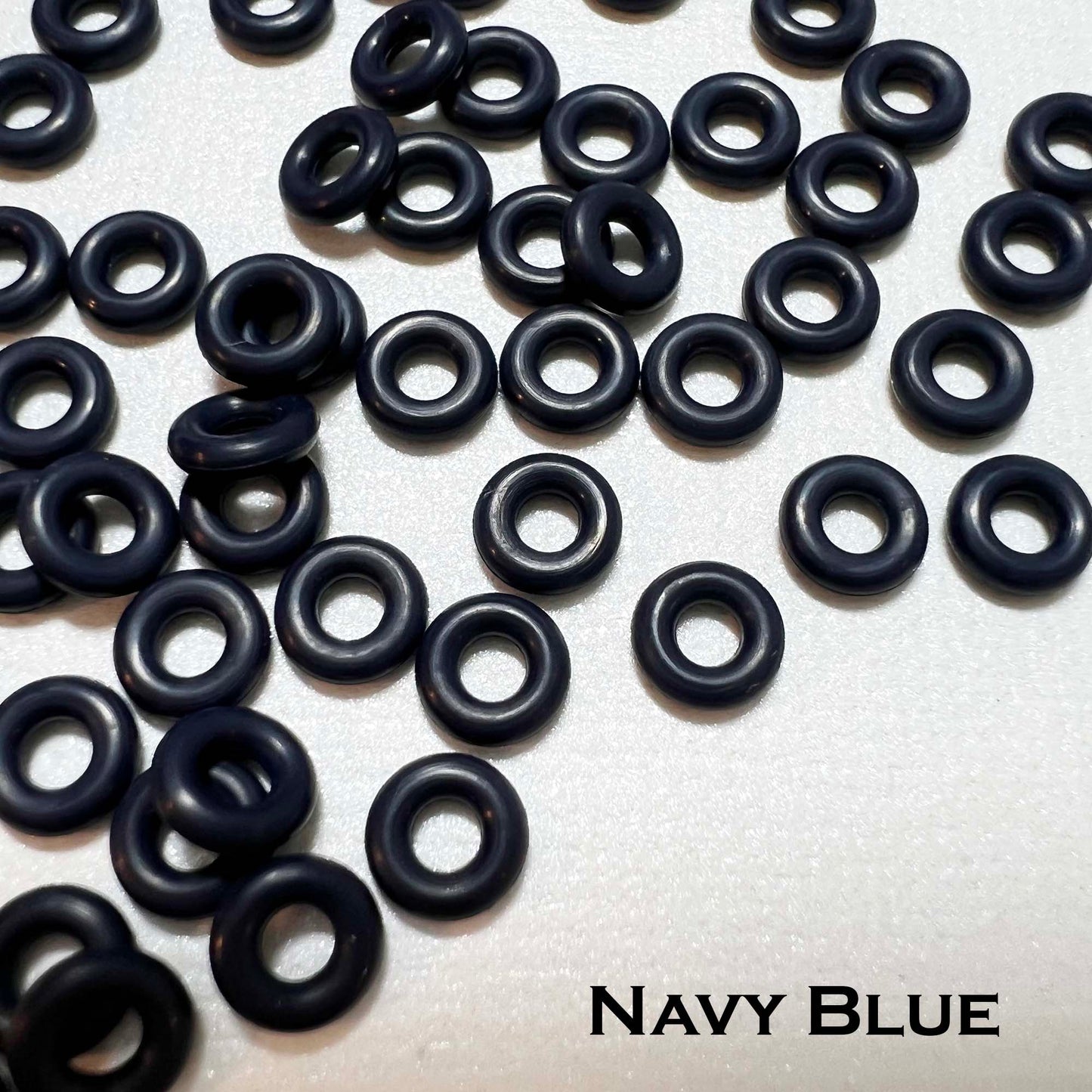 6mm Rubber O-Rings (ID: 2.6mm)  - choose color & quantity