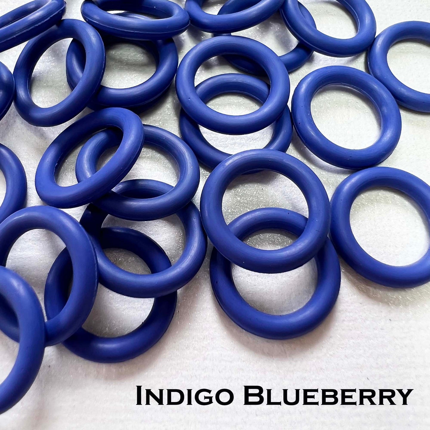 15mm Rubber O-Rings (ID: 10mm) - choose color & quantity