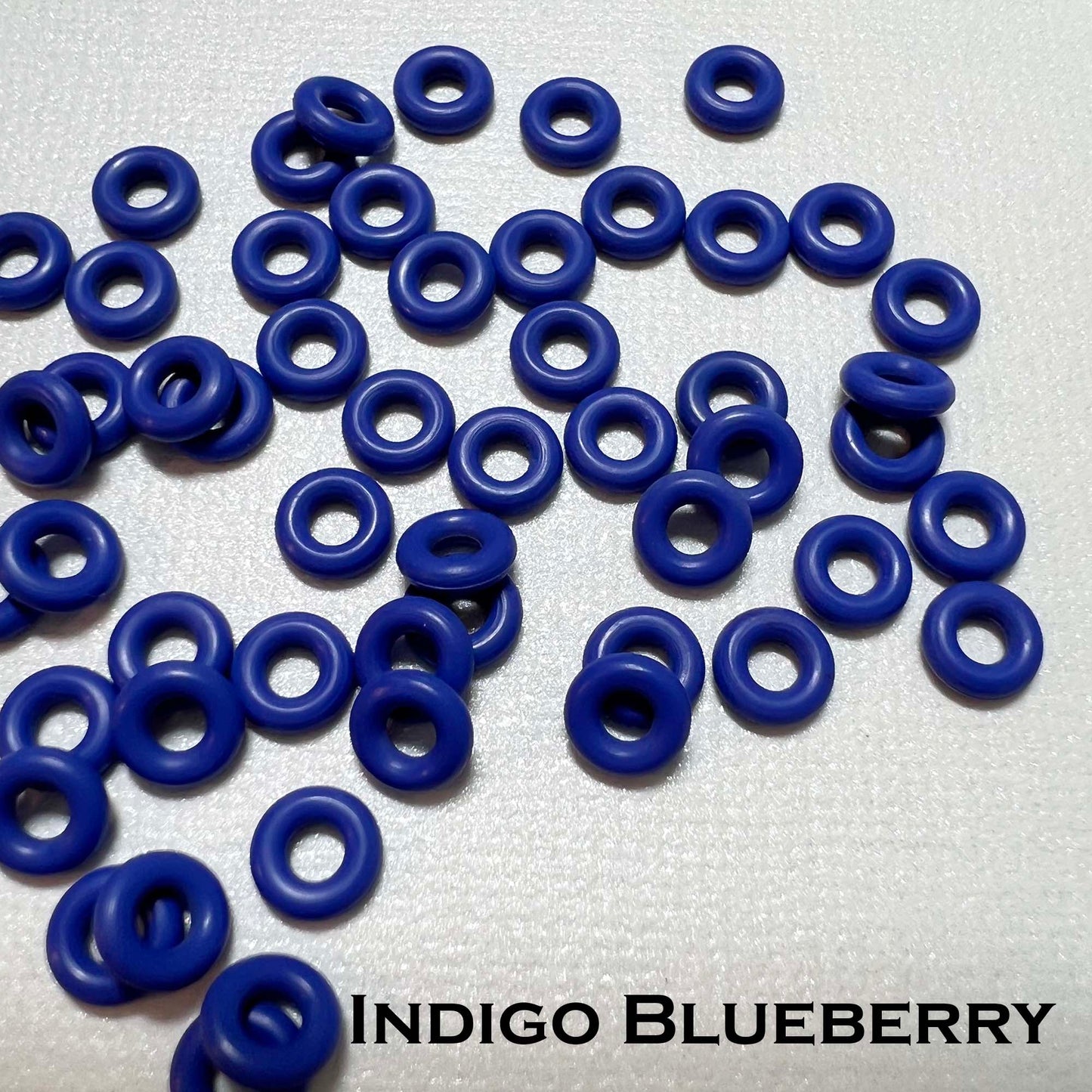 6mm Rubber O-Rings (ID: 2.6mm)  - choose color & quantity