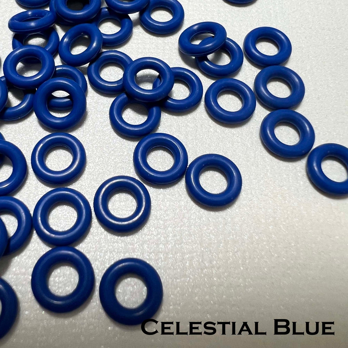 7.25mm Rubber O-Rings (ID: 3.7) - choose color & quantity