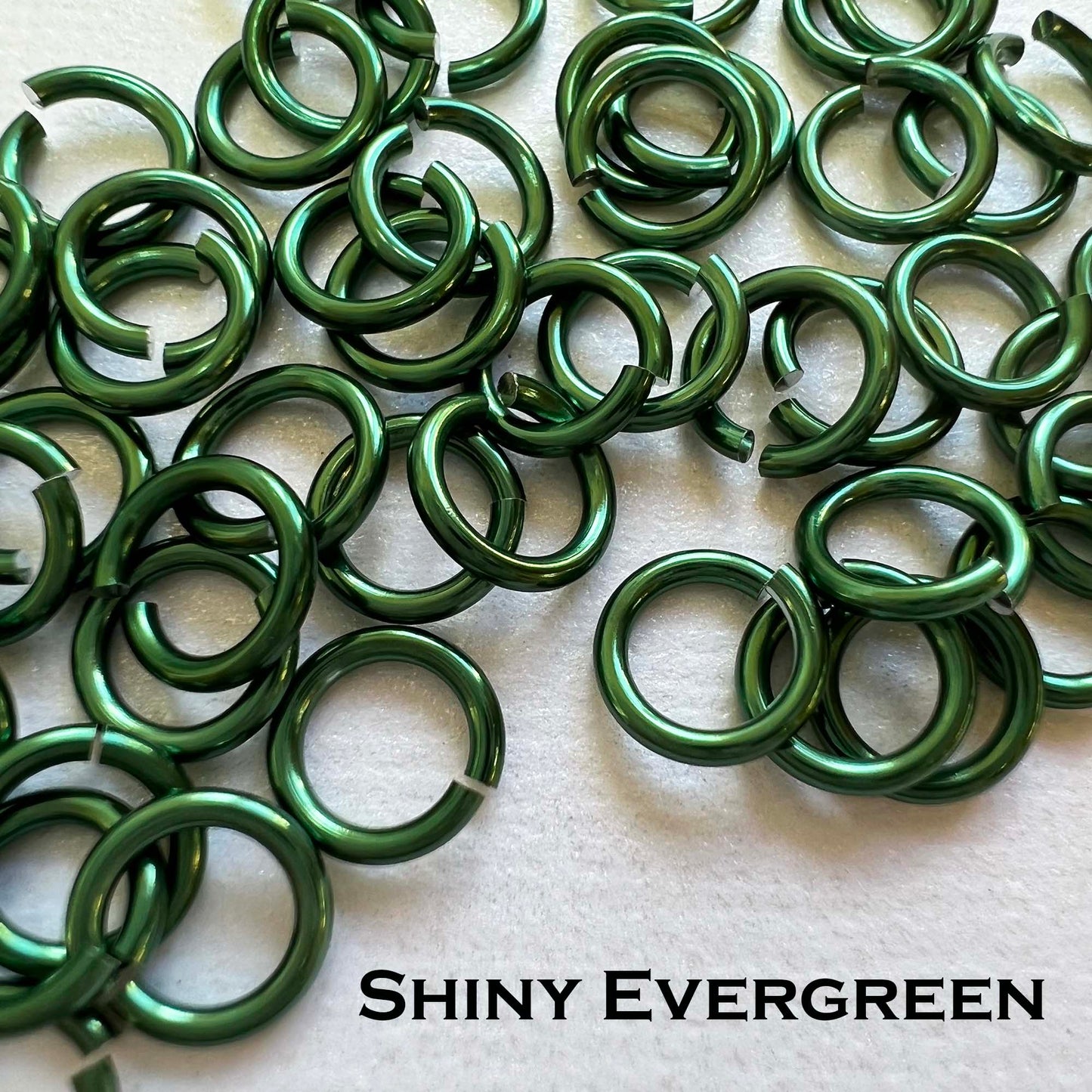 20g 5/32" Jump Rings SHINY (AWG) ID: 4.3mm- choose color & quantity