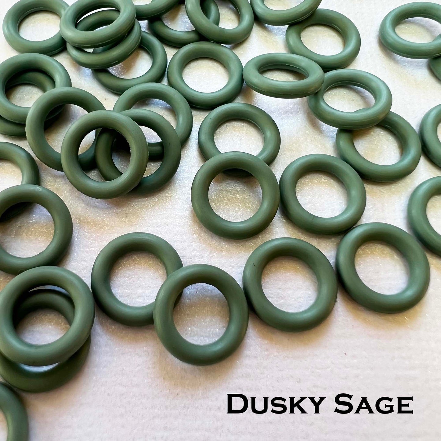 10mm Rubber O-Rings (ID: 6mm) - choose color & quantity
