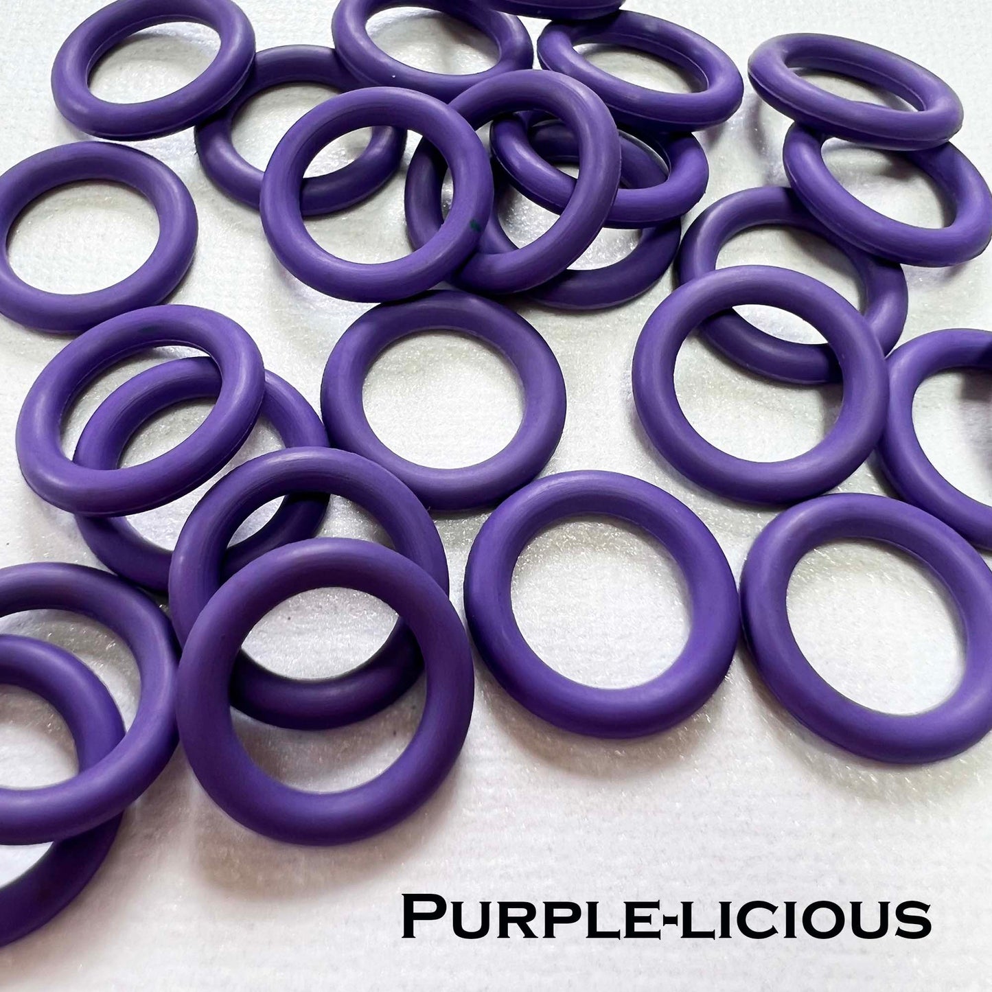 15mm Rubber O-Rings (ID: 10mm) - choose color & quantity