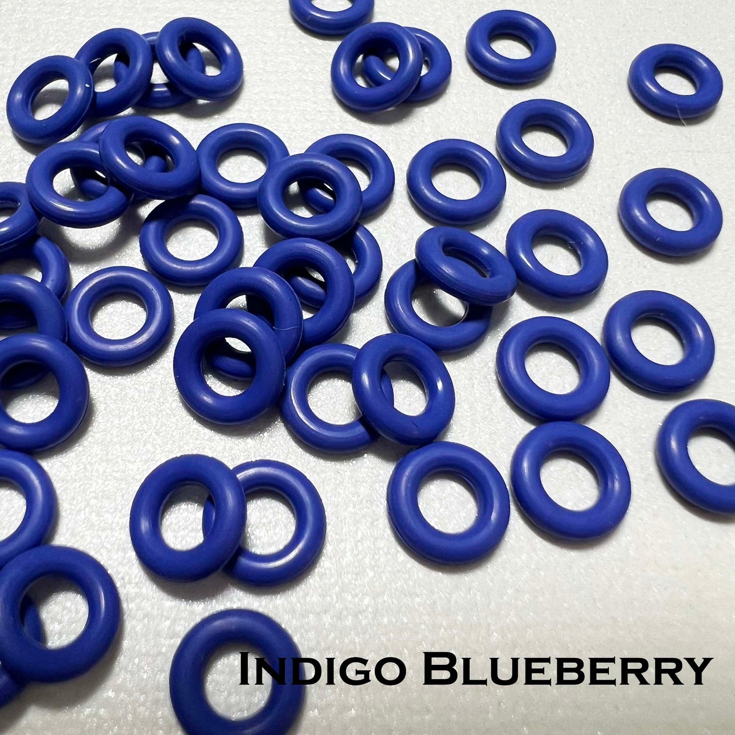 7.25mm Rubber O-Rings (ID: 3.7) - choose color & quantity