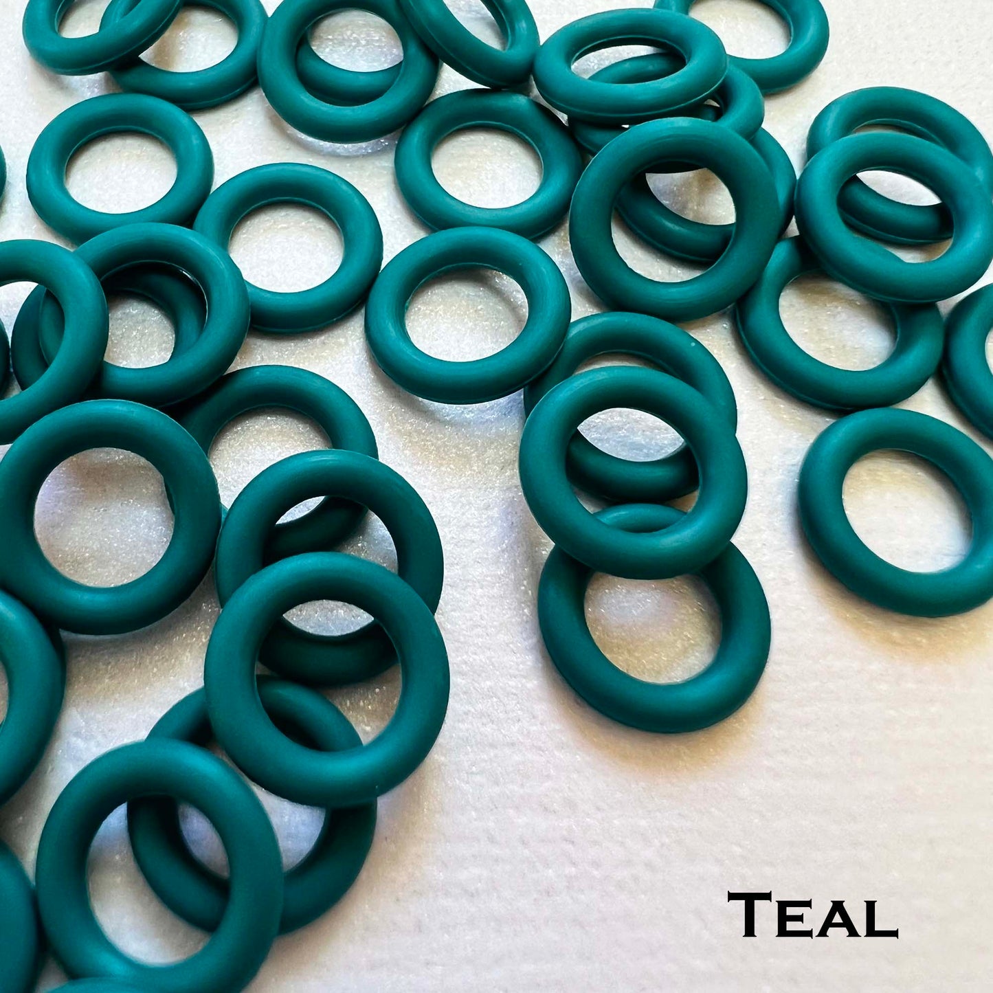 10mm Rubber O-Rings (ID: 6mm) - choose color & quantity