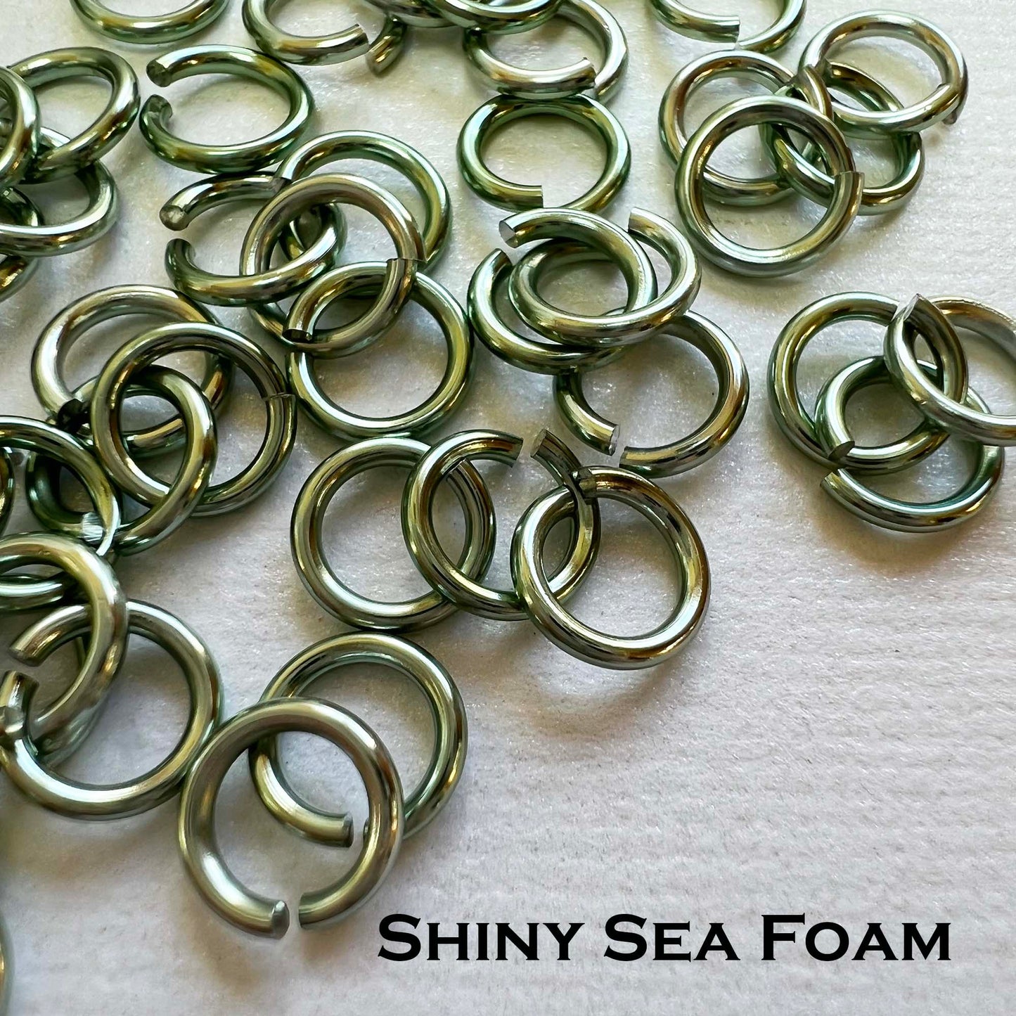 18g 5/32" Jump Rings Shiny (SWG) ID: 4.1mm - Choose color & quantity